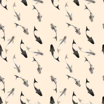 Fish Ink Pattern