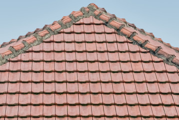 Closeup of roofing