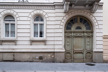 alte Haustür Holztür Hauseingang