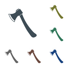 The ax icon. Axe symbol