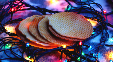 Медовые вафли