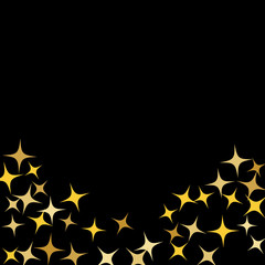 Colorful Stars Confetti, Mystery Sparkling Vector Background. Trendy Glowing Magic Glitter, Lights. Festive Falling Colorful Stars Confetti for Ads, Posters. 