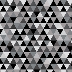 Black, gray and white triangle vector pattern
