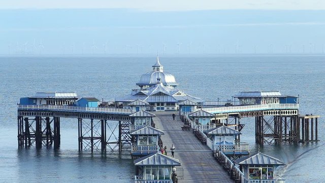 Historic Victorian Style Pier in North Wales