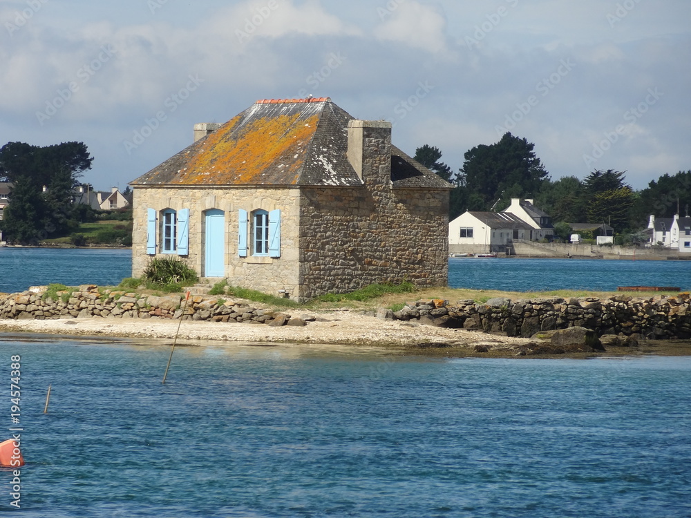 Wall mural saint-cado, bretagne, france