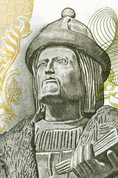 Garcia De Orta Portrait From Portuguese Money