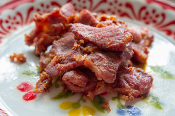 Deep fried pork