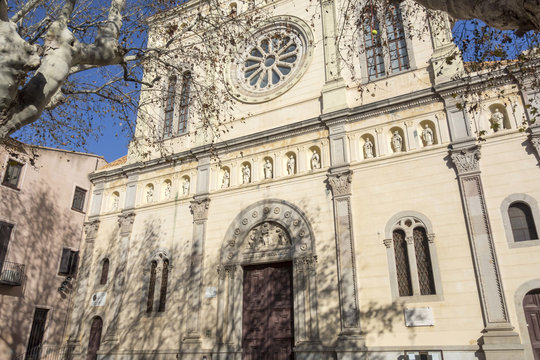 Church basilica santa maria, Mataro,Spain.