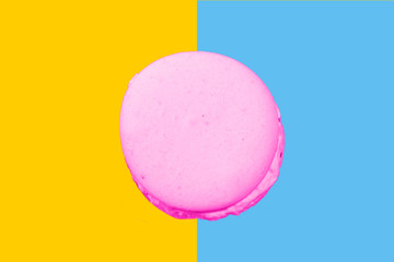 colorful macarons creative concept macarons on colorful backgrounds color concept 