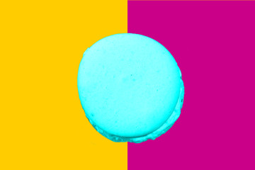 colorful macarons creative concept macarons on colorful backgrounds color concept 