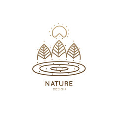 Logo simple landscape