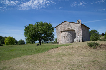 Fototapeta na wymiar Chiesa di San Damiano, Carsulae