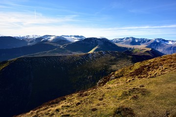 The ridge of Ard Crag