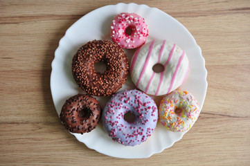 tasty and beautiful donuts