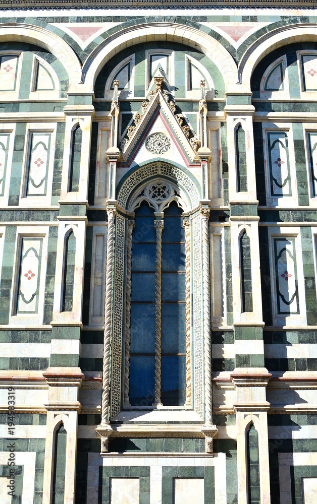 Wall mural Cathedral Santa Maria del Fiore in Florence, Italy. 