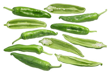 Hatch green chile C. annuum, paths