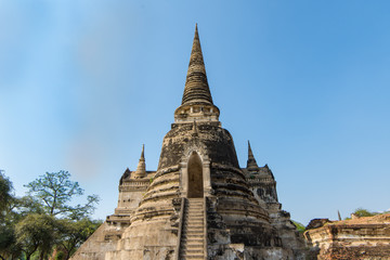 Fototapeta premium タイ・アユタヤ・遺跡・ワット・プラ・シーサンペット