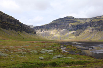 Unusual Icelandic landscape