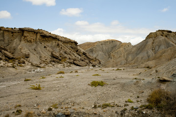 Desert Tabernas. landscape