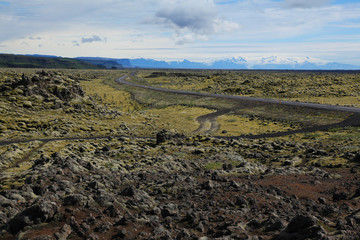 Unusual Icelandic landscape