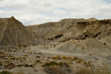 Desert Tabernas. landscape