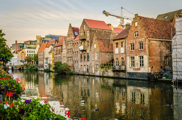 Fototapeta premium Belgian town of Gent