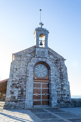 Fototapeta na wymiar Church of San Juan de Gaztelugatxe on top of an island