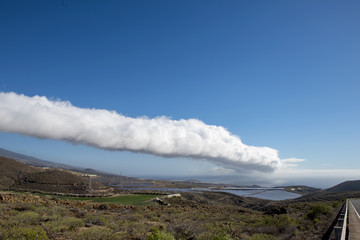 Nubes sobre campo