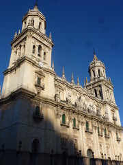 Fototapeta na wymiar Catedral de Jaén,ciudad y municipio español de la comunidad autónoma de Andalucía (España)