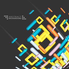 Geometric colorful abstract background