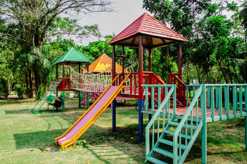 Fototapeta na wymiar colorful playground