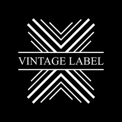 Vintage ornamental retro label. Template for design. Vector illustration