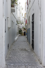 Streets, corners, details and corners of Tanger