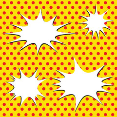 comic speech bubble set illustration