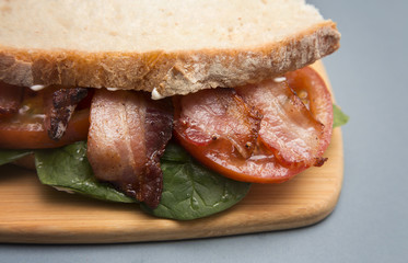 Classic Bacon, Lettuce, and Tomato Sandwich