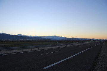 Fototapeta premium On the way to Sierra Nevada