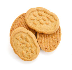 cookies sweets on white background