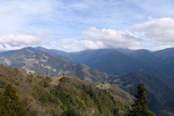 Fototapeta na wymiar Taiwan mountain scenery