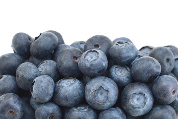 Tasty fresh organic blueberries