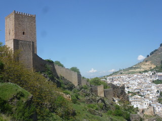 Fototapeta na wymiar Cazorla, pueblo de la provincia de Jaén, en la comunidad autónoma de Andalucía, España. Se encuentra localizado en la comarca de la Sierra de Cazorla