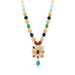 colorful stone neck-less for gift