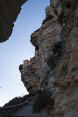 Corsica, 05/09/2017: lo skyline della Cittadella di Bonifacio, la città all'estremità meridionale...