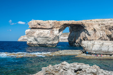 Azure Window arc in Malta befoe its collapse.