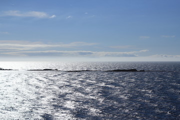 Steel color of North sea