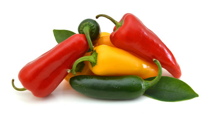 Group Sweet Mini Peppers