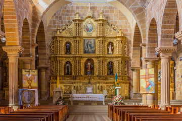 Cathedral of  Barichara Santander in Colombia South America