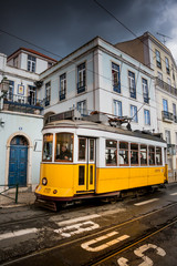 Fototapeta na wymiar LISBON, PORTUGAL - January 28, 2011: A view of the Alfama neighbourhood