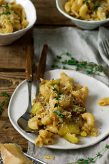 Pasta and Potatoes with Cabbage .Pizzoccheri.