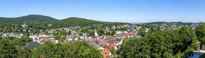 Fototapeta na wymiar Königstein im Taunus, Panoramablick 