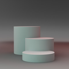 Tube Shape Product Display Stand